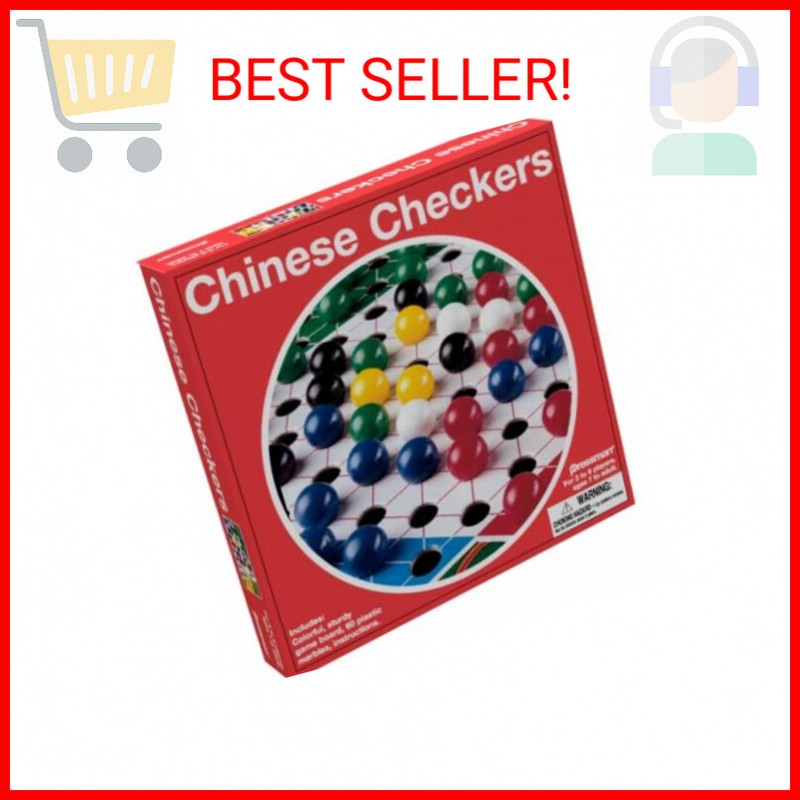 Chinese Checkers - Classic Game of Strategy for 2-6 Players by Pressman