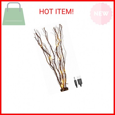 LIGHTSHARE Upgraded 36Inch 16LED Natural Willow Twig Lighted Branch for Home Dec