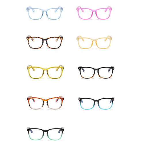 Square Anti Blue Light Eyeglasses For Men Women Clear Lens Glasses Frames Hot