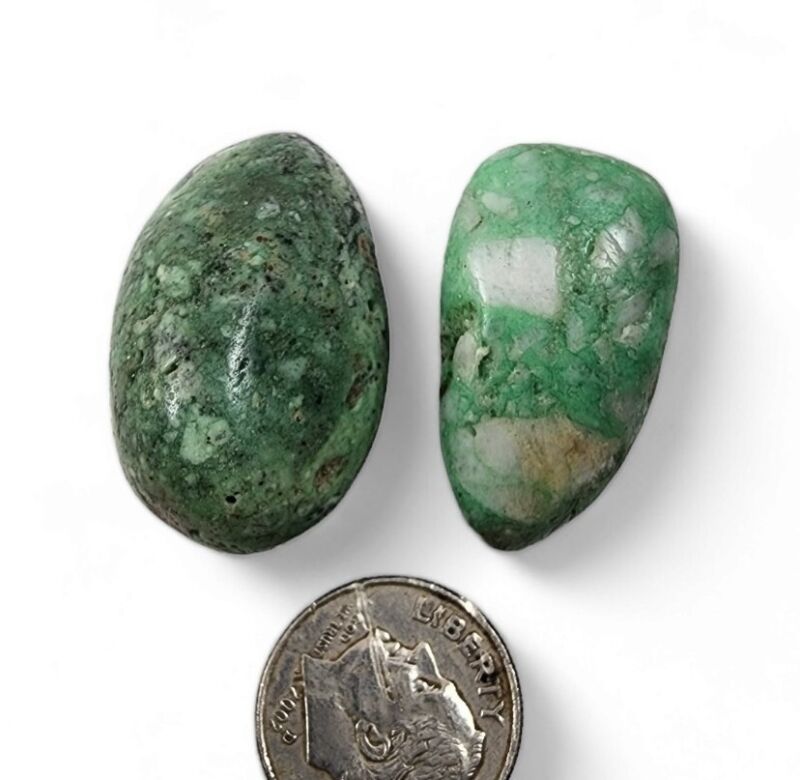 Variscite Polished Stones Utah 19.2 Grams