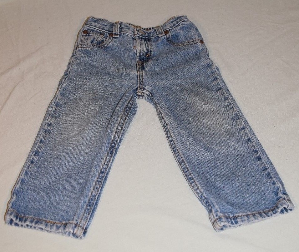 Vintage Levi's Red Tag Regular Relaxed Fit 526 Blue Jean Denim Light Wash 24 M