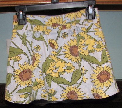 Gymboree Skort Sunflowers Size 6