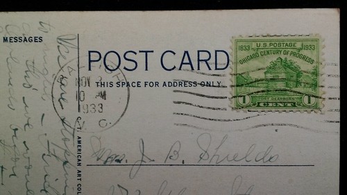 Raliegh NC Postcard 1933 State Capitol and Grounds