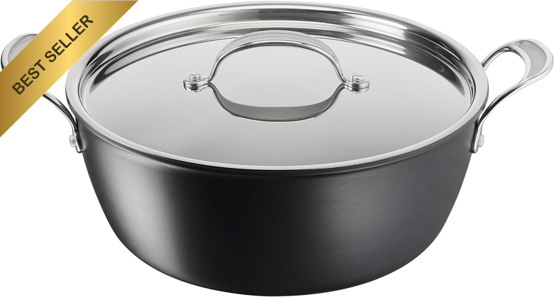 Hard Anodised 30cm Non-Stick Big Batch Pan with Lid Induction Safe         Nguồn