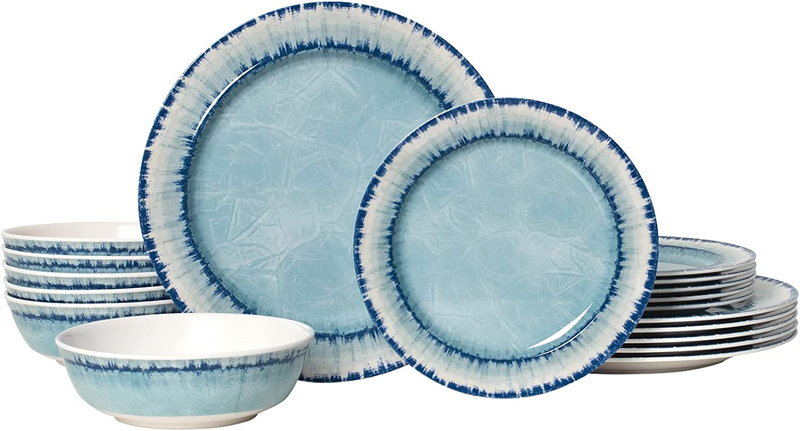 Of 18 Pcs Dinner Dishes Set, Lightweight Unbreakable For