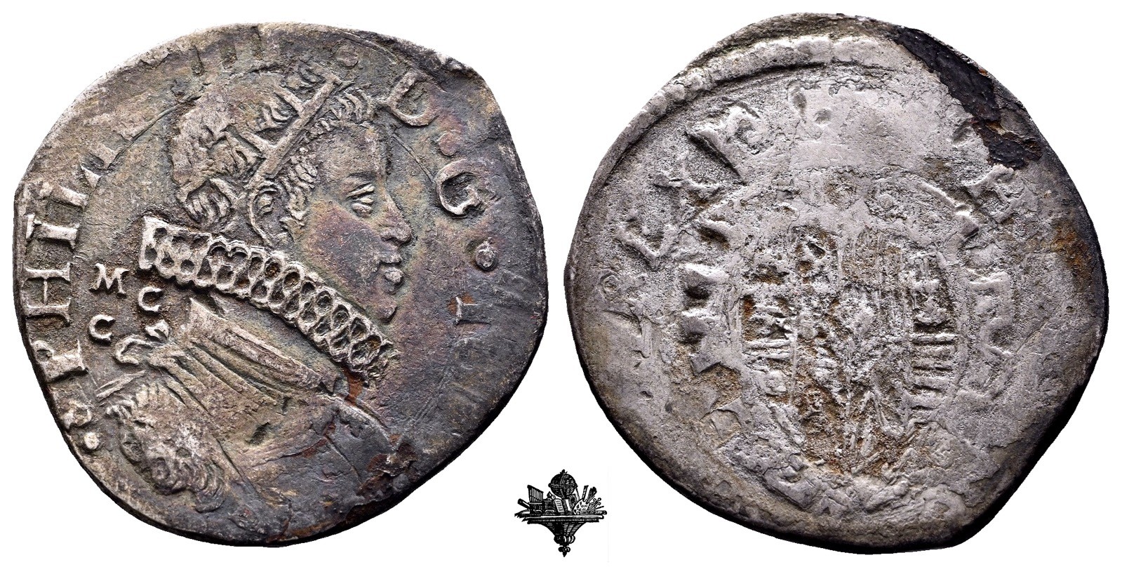 NAPOLI Tari 162? ARGENTO Filippo IV di Spagna (1621-1665)