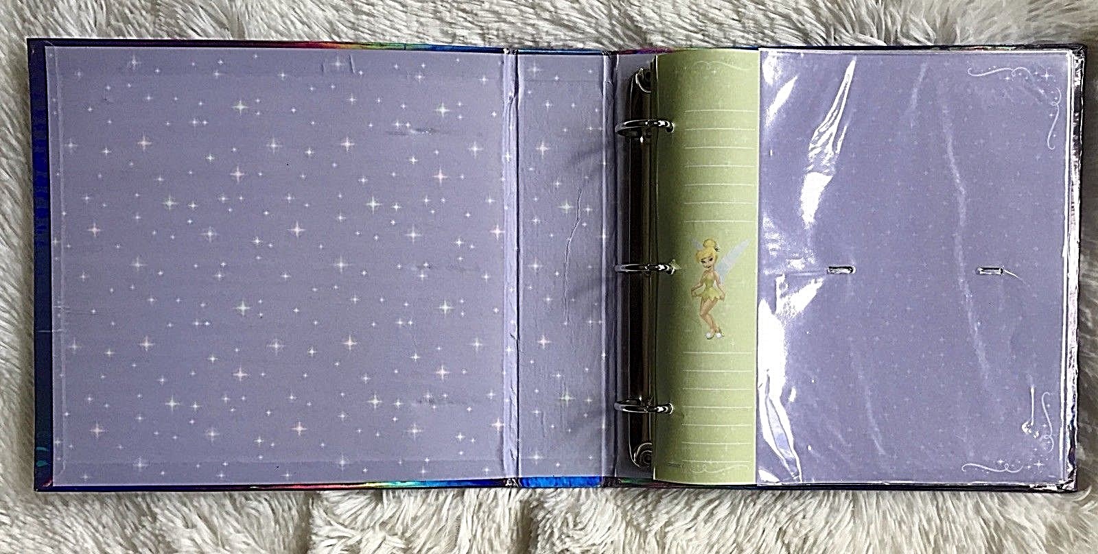WALT DISNEY WORLD Tinkerbell 48 Page Binder 4”x6” Photo Album~Holds 192 Photos