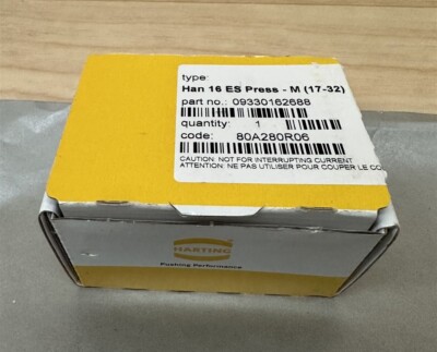 Harting Han 16 ES Press-M (17-32) 09330162688 Heavy Duty Connector Cage Clamp
