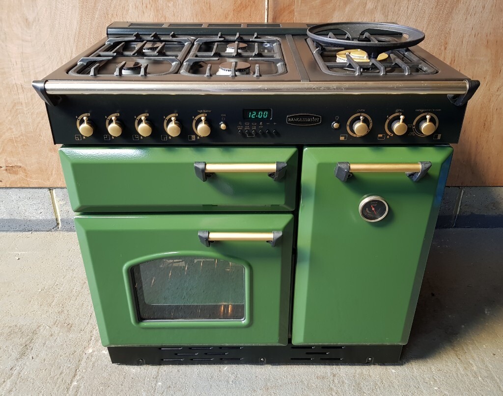 Rangemaster 90 all gas green range cooker DELIVERY AVAILABLE in