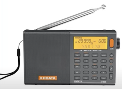 新品同様 XHDATA D-808(グレー)とYOREK短波ラジオのセット ラジオ・コンポ