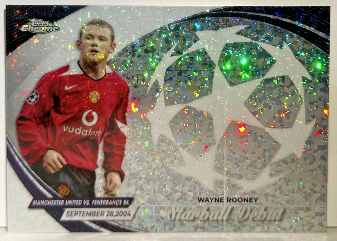 Topps Chrome WAYNE ROONEY ルーニー 直筆サインカード Wayne Rooney 2022 Topps Chrome UEFA Club Competitions #CA-WR