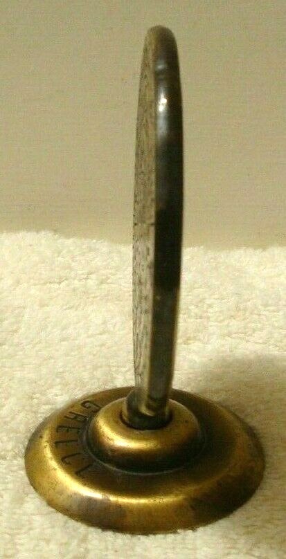 Minoan Phaistos Disc Solid Brass Greek Art Museum Replica made in Greece