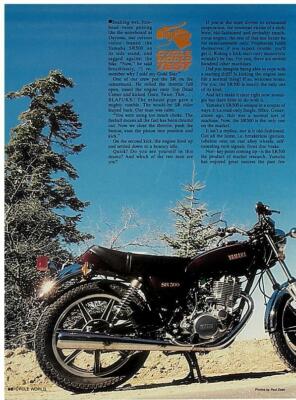 1980 Yamaha SR500 Test Article - 7 pages- Vintage XT500 | eBay