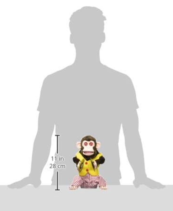 YAMANI Musical Jolly Chimp Monkey Doll Toy Story Naughtiness Cymbals JP FASTSHIP