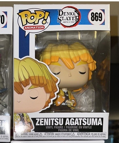 Funko Pop Demon Slayer : Zenitsu Agatsuma #869 Vinyl Figure