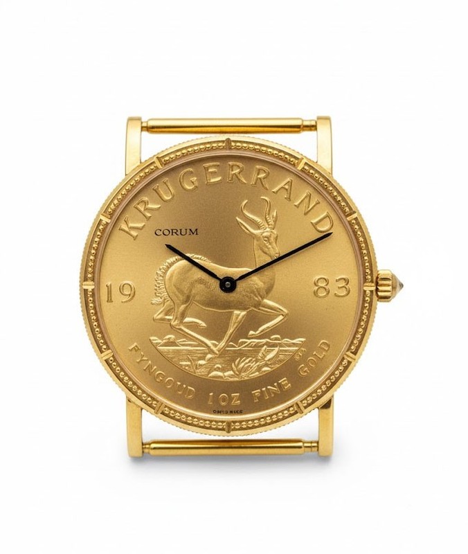 Corum Vintage 33.5mm V 18K Yellow Gold Unisex Watch