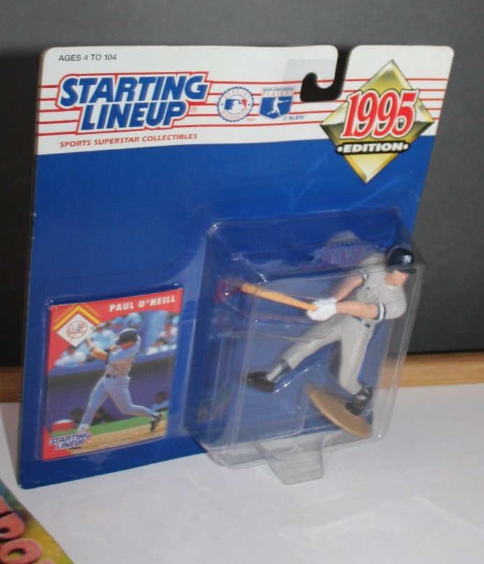 Starting Line Up MLB Paul O'Neill Baseball Action Figure Toy Sealed 1995 Sealed