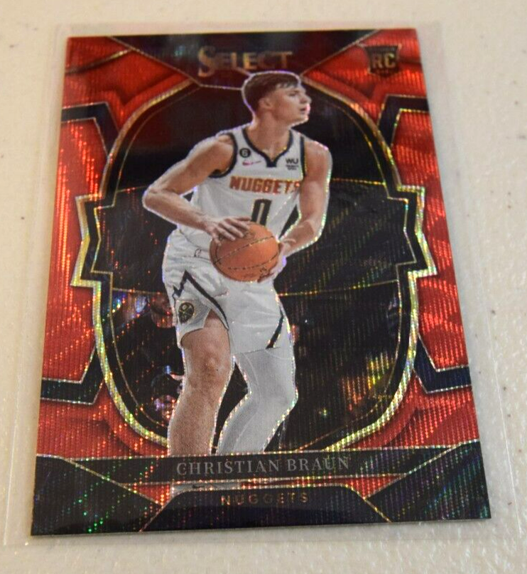 Christian Braun 2022-23 Panini Select Concourse Asia Red