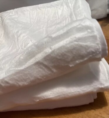 Wuwhold Towel Set Of 3 White 100% Microfiber With Hanging Tag 15x31 