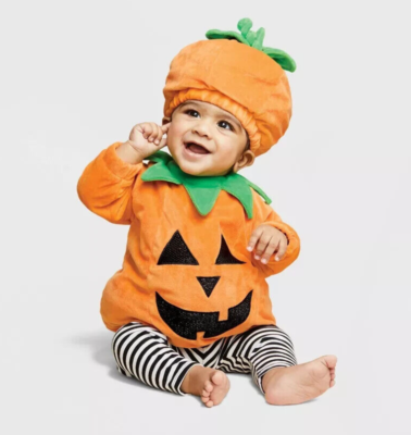 Pumpkin Halloween Costume Hat Size 12 18 Month Hyde And Eek