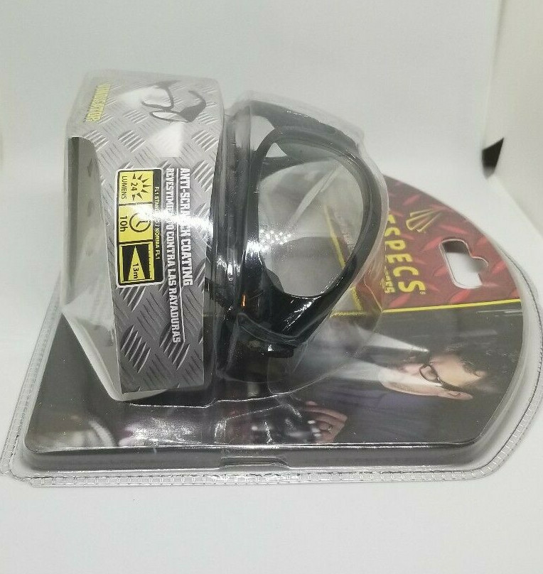 LIGHTSPECS Vindicator Impact Resistant Lense LED Safety Glasses *BRAND NEW*