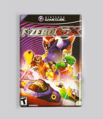F-ZERO GX / GAMECUBE - 2''x3'' FRIDGE MAGNET (nintendo game retro art snes)
