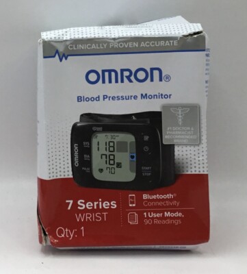 Omron Blood Pressure Monitor BP6350 7 Series Wrist, BOX IS RIPPED-SEALED