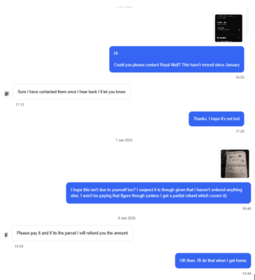 Foto dell'oggetto di un acquirente verificato