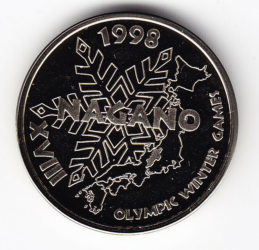 1998 Japan Nagano Winter Olympics Medal