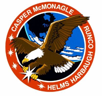 STS-54 Nasa Endeavour Sticker Decal M596