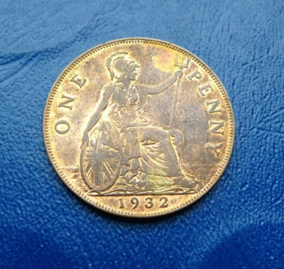 GEORGE V PENNY 1932 GREAT BRITAIN UK