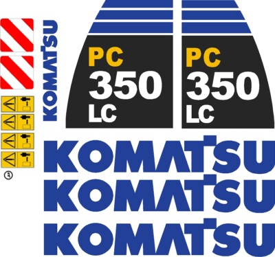 PC350 LC decals / decal kit / sticker set US seller fits Komatsu PC 350 LC
