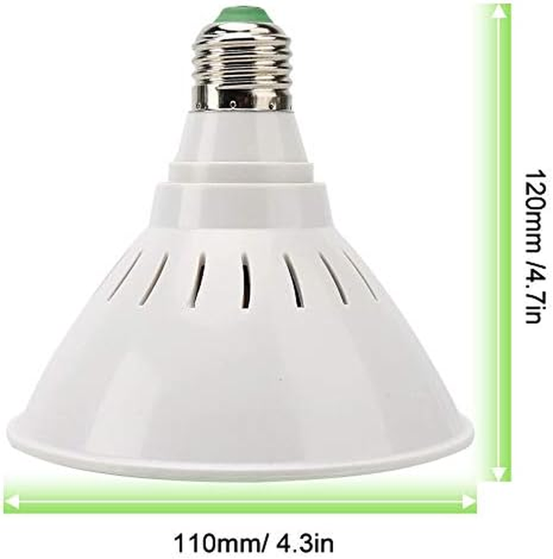 LED Grow Light Bulb Full Spectrum Sunlight, Plant Light Bulb with 290 Leds for I
