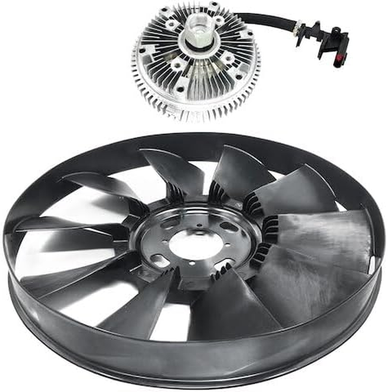 Electric Fan Clutch Radiator Cooling Fan Blade for 2002-2009 Chevy Trailblazer