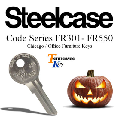 Steelcase Office furniture keys / Files and Cabinet Key  / Series FR301 - FR550