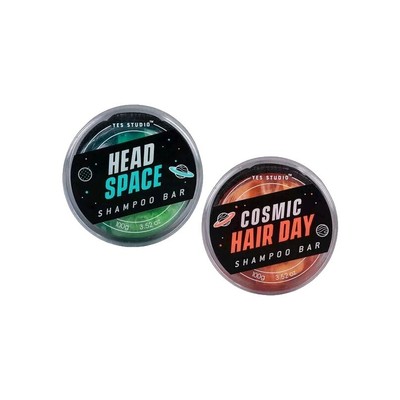 2 Yes Studio Cosmic Hair Day & Head Space Shampoo Bars Fruity Scent 3.52oz