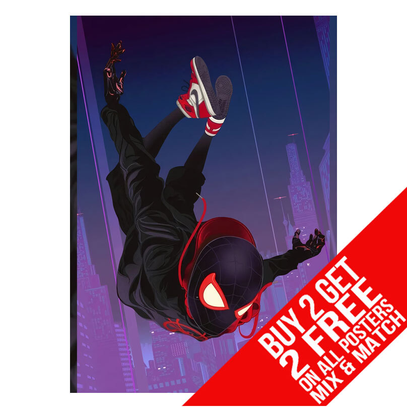 SPIDER-MAN ACROSS THE SPIDER-VERSE BB7 POSTER A4 A3 SIZE BUY 2 GET ANY 2 FREE
