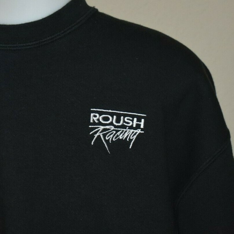 Roush Racing JRs Garage Sweatshirt Large Crewneck nascar vintage