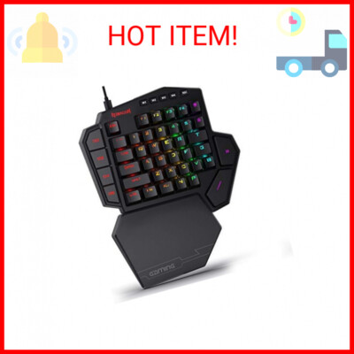 Redragon K585 DITI One-Handed RGB Mechanical Gaming Keyboard, 42 Keys Type-C Pro