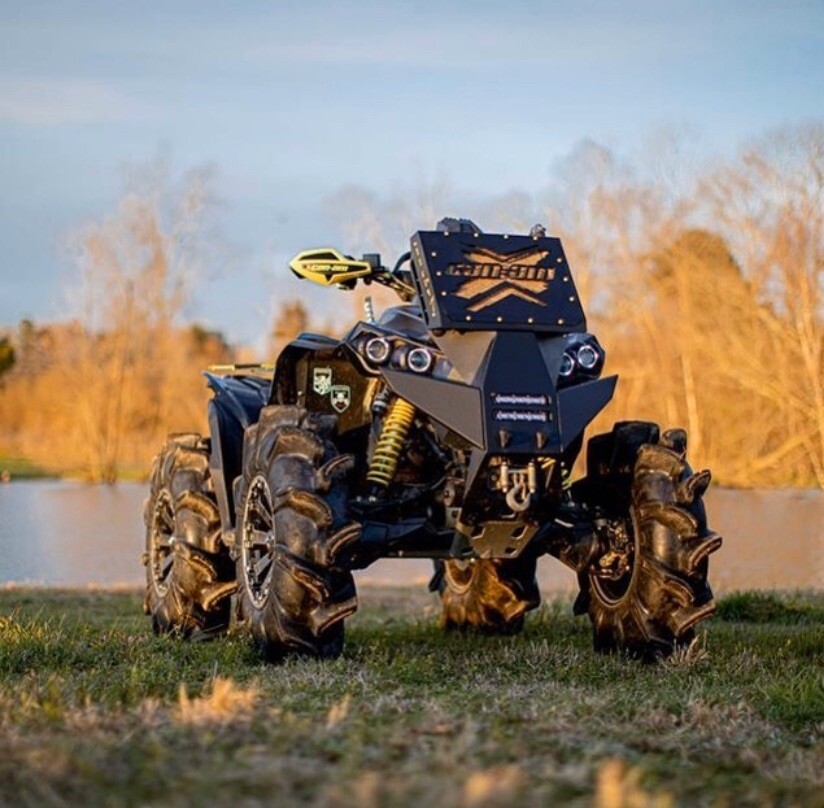 2016 2021 Canam Renegade Xmr Radiator Relocation Kit & Bumper With