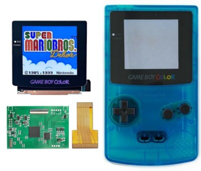 Game Boy Color Q5 IPS Laminated OSD Upgrade Kit with Shell + Battery Gameboy GBC