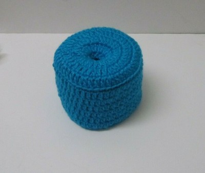 Toilet Paper Storage Cover Double Roll~Aqua~