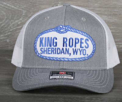 Vintage King Ropes Sheridan, WYO  Patch on a Richardson 112 Trucker Snapback Hat