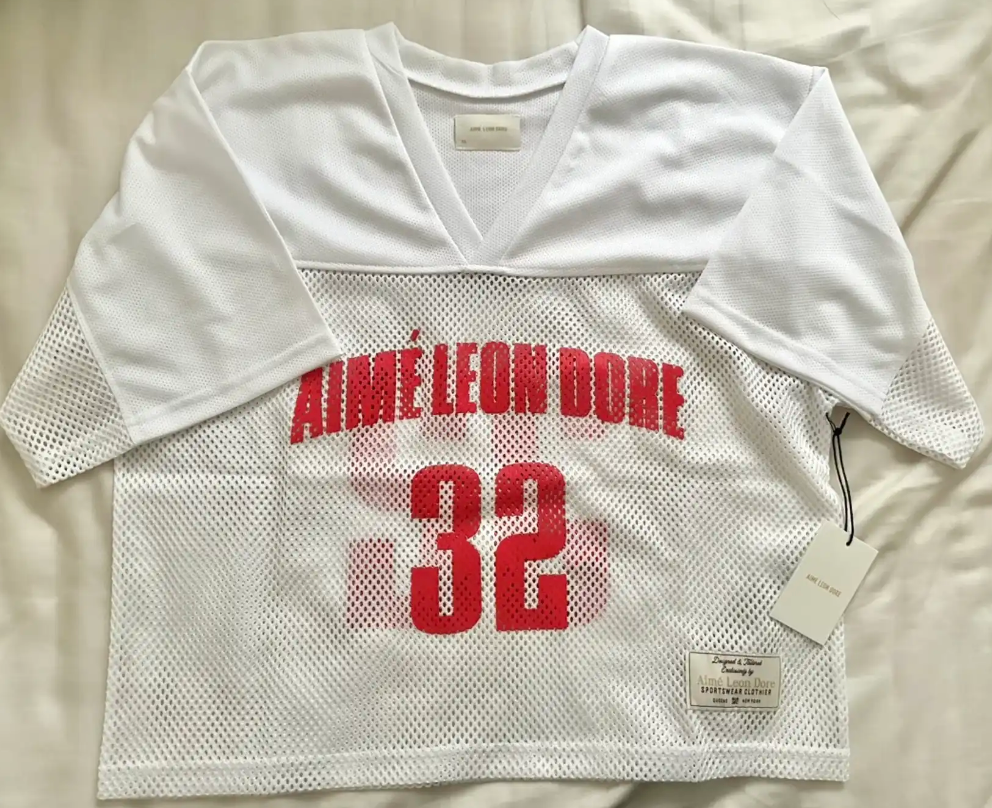 Aime Leon Dore Cropped Practice Jersey - White | eBay