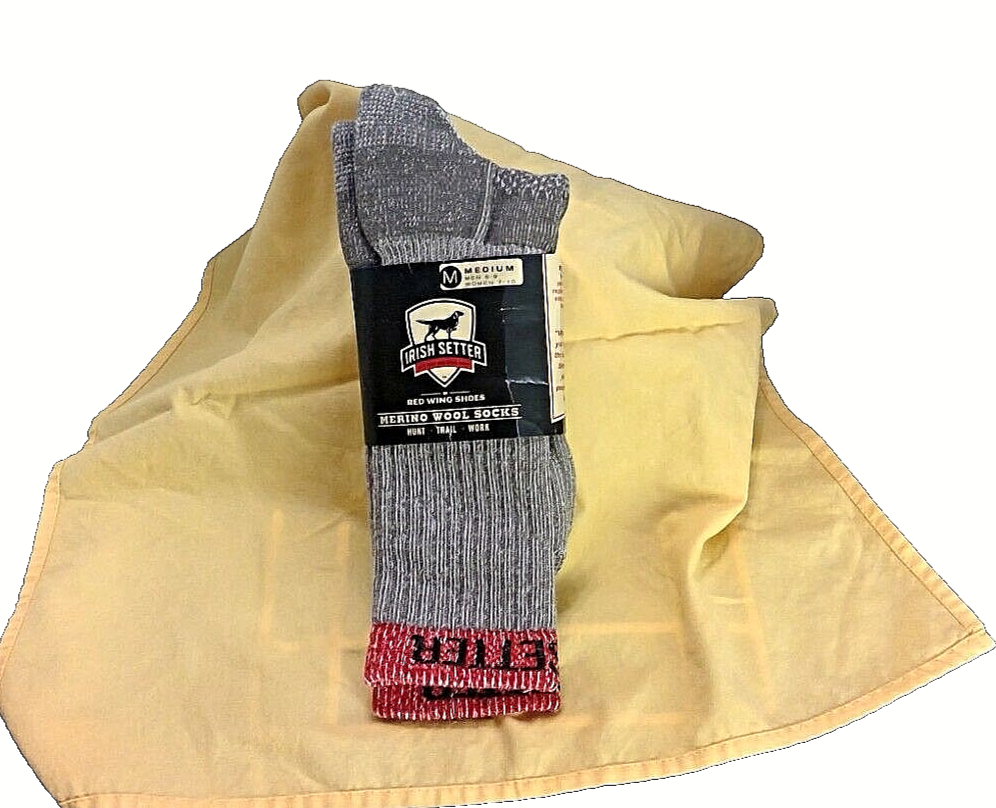 Gray Merino Wool Med. M6-9/f7-10 Red Wing Shoes Usa