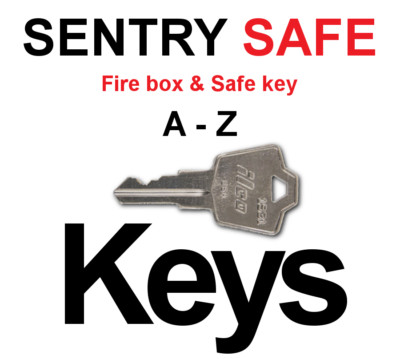 Sentry Safe & Fire Box keys / Select your key code / Series A - Z