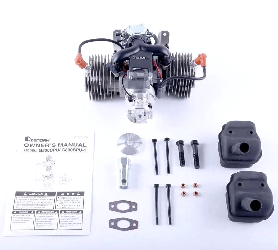 Zenoah G800BPU 80cc Flat Twin Airplane Gasoline Engine NEW Zenoah G800BPU 80cc Flat Twin Airplane Gasoline Engine NEW