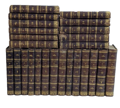 Oeuvres Complètes de J.J Rousseau - 25 Volumes - Collection complète - 1826