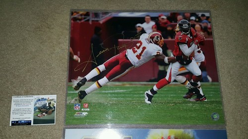 Redskins Signed 3 Lot 16X20 Sean Taylor, Samuels, Albright, Cooley, Chief Zee