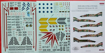 Israeli PHANTOMS_ 1/48 ACD Decals
